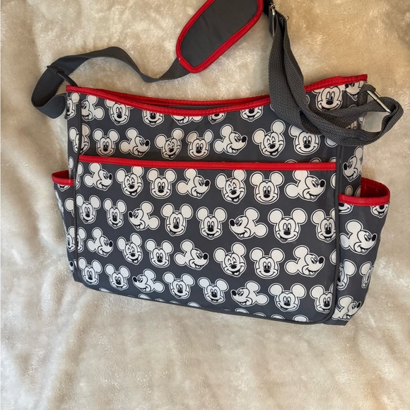 Disney Baby Red and Gray Bag - Picture 5 of 5